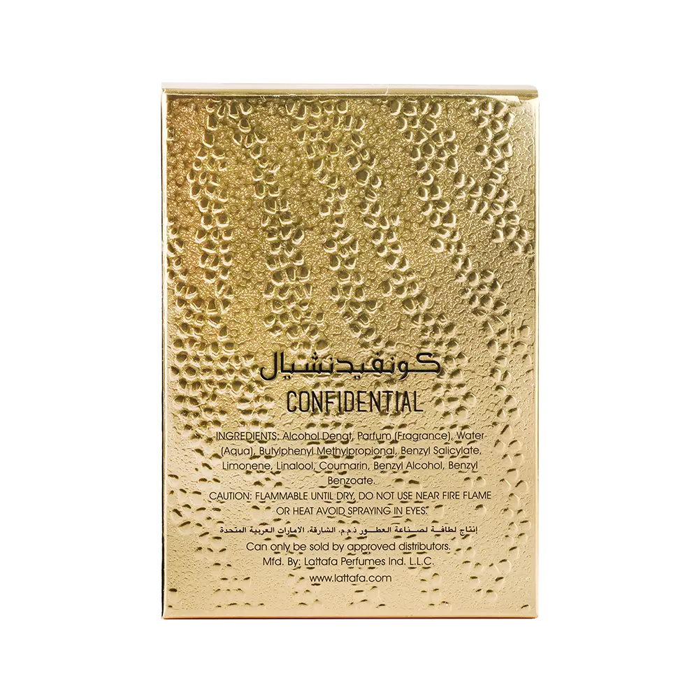 CONFIDENTAL PRIVATE GOLD 100 ML